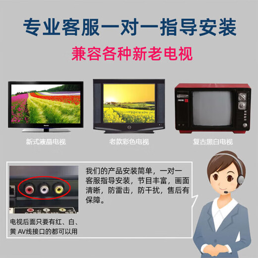 卫星祸接收机全套高清电视信号锅机顶盒子电视天线城乡镇山区通用 高频头+夹具