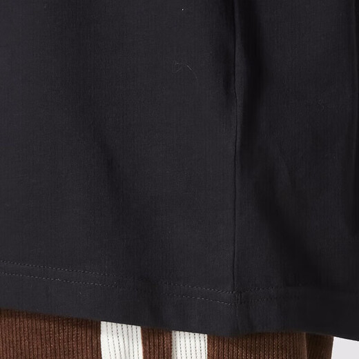 阿迪达斯 （adidas）短袖T恤男装2025夏季新款运动服针织透气圆领休闲上衣 IC9793黑色 2XL