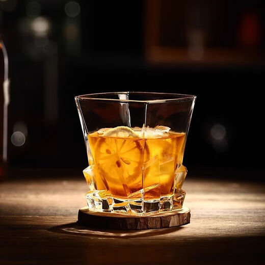 Runhuanian Whiskey Glass Crystal Glass European Spirit Glass Thickened Beer Glass Water Glass Bar Foreign Wine Glass Wine Set Classic No. 3 300ml