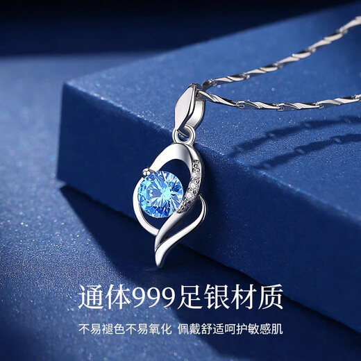 Ancient silver needle earrings for women 2025 new one-week earrings birthday gift for women light luxury niche high-end practical one-week earrings gift box + S999 pure silver necklace set