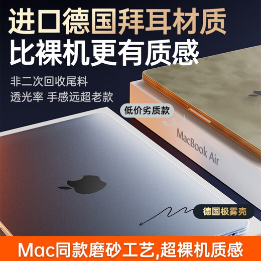 Dwight Lion geeignet für MacBook Protective Case MacBookpro Protective Case MacBookair13 Apple 16 Laptop 14 transparente reale Maschinentextur/unzerbrechliche/deutsche Rohstoffe Old Pro13-Zoll mit optischer Antrieb [A1278]