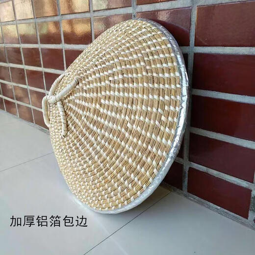 山头林村竹编锅盖竹子编织制作灶锅茅草蒸笼馒头大号老式圆形草 6768m _包边