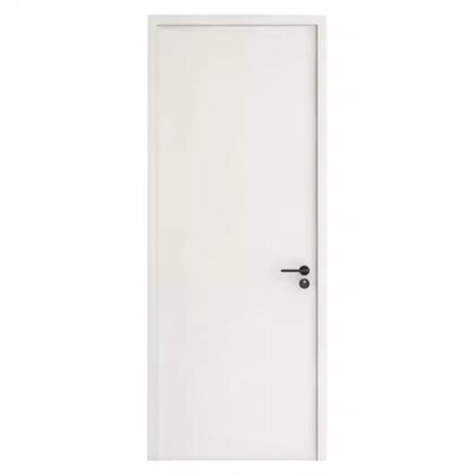 柚恒实木门复合轻奢室内门白色卧室门套装门免漆环保定制现货房间门 现货包框880*2050*95