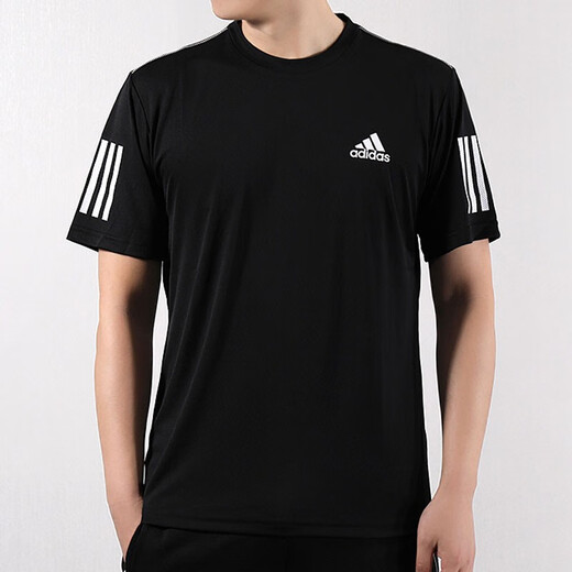 阿迪达斯（adidas） 男装新品运动休闲舒适透气舒适训练健身短袖T恤  DW9825 GJ9887 M