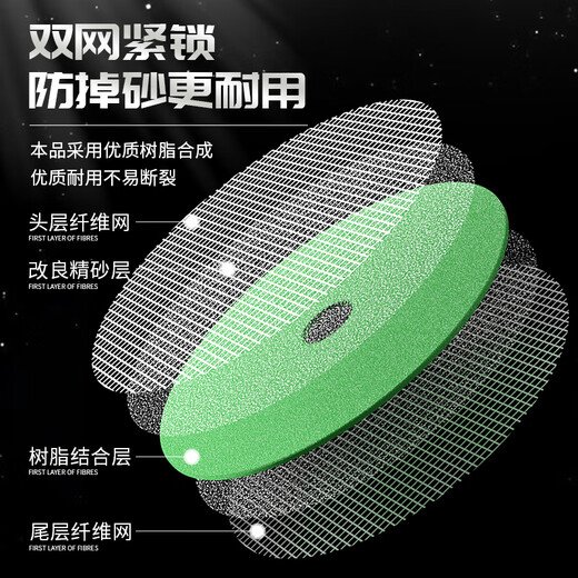 Delixi Electric cutting disc angle grinder 100 type metal cutting disc hand grinder grinding wheel polishing disc stainless steel cutting disc yellow durable model 50 pieces in total