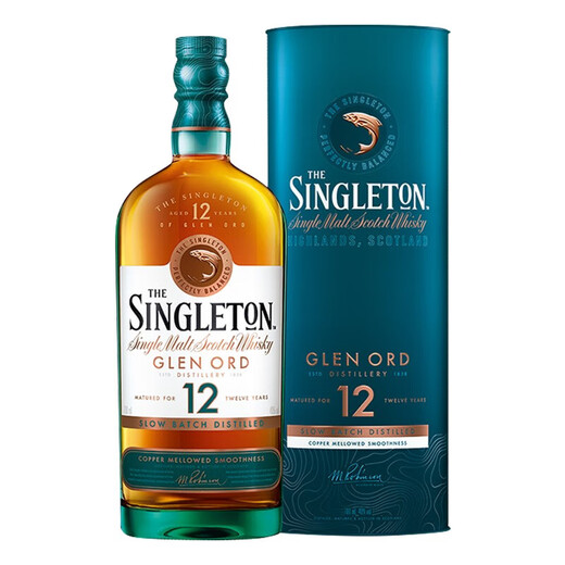 苏格登全球直采 苏格登 Singleton 单一麦芽苏格兰威士忌高地产区洋酒 苏格登12年700ml格兰欧德