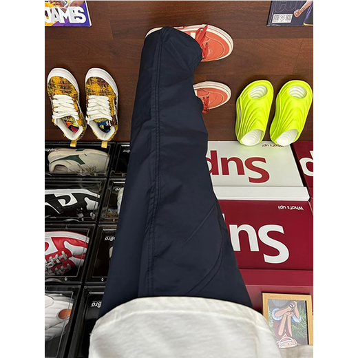 
7 best products casual pants for men summer American high street trend functional style outdoor work clothes loose straight long pants for men CLF-A723 black XL