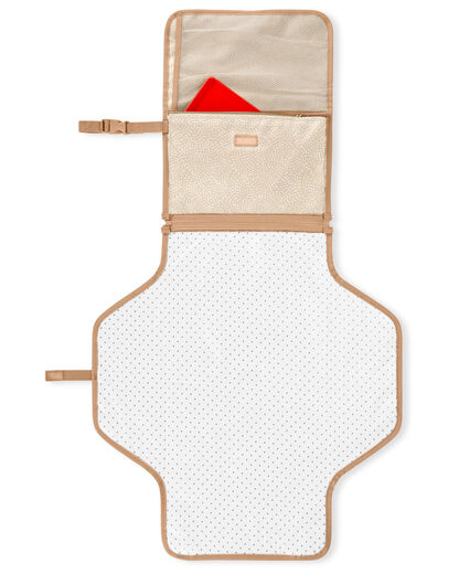 Skip Hop Portable Baby Diaper Pad Pronto Points Swirl Beige