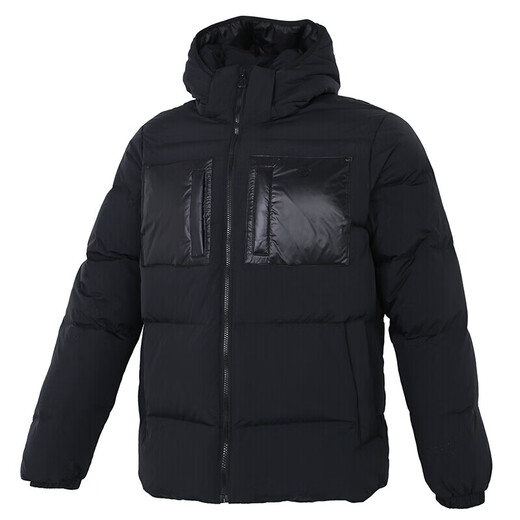 Adidas Clover Herren -Down -Jacke Set 2025 Frühling Neue loses warme Jacke Drei gestreifte Hosen machen ein Foto von Single Down Jacket H13564 XL