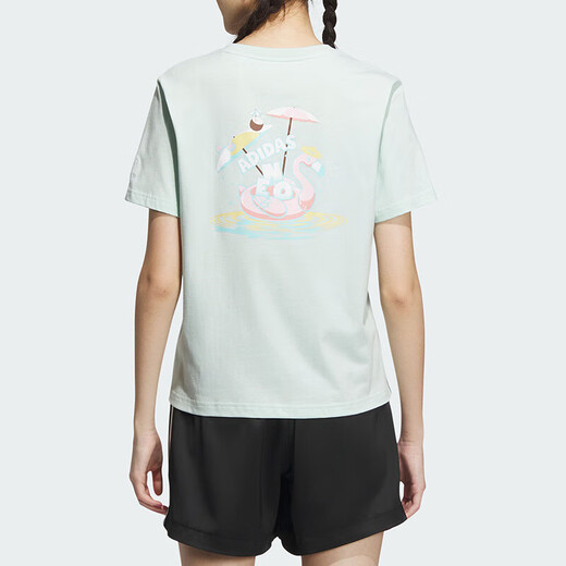 Adidas T-shirt à manches courtes pour femmes Nouvelles vêtements de sport classiques simples confortables en vrac soufflé cou rond rond half ip3879 2xl