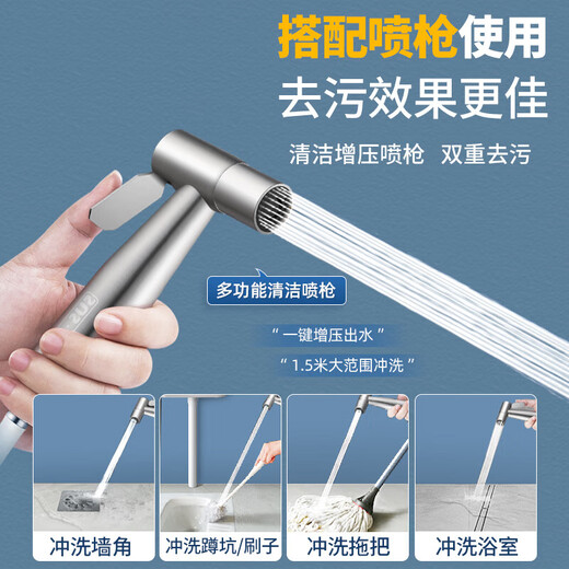 OLSA household squat toilet water tank adjustable 10L high-impact flushing tank bathroom toilet water tank A3 installation + installation 4-piece set