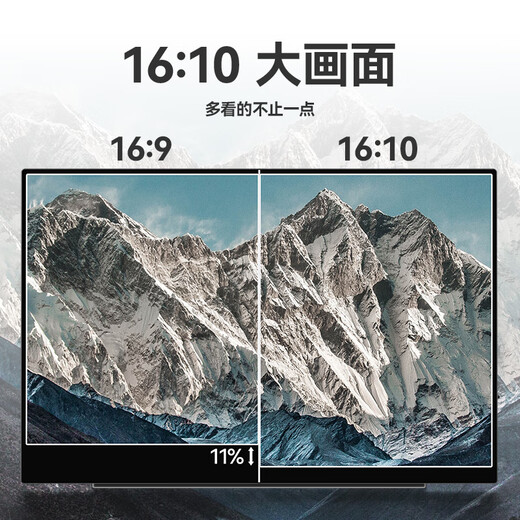 EHOMEWEI16英寸4.5K 便携式显示器 电脑笔记本switch手机Ps5外接扩展分屏专业设计Q1 Pro