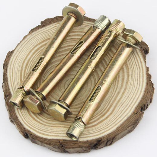 Jingxuan national standard external hexagonal internal expansion screw floor expansion deceleration belt explosion internal forced built-in expansion bolt m6m8 6*50 (50 pieces)