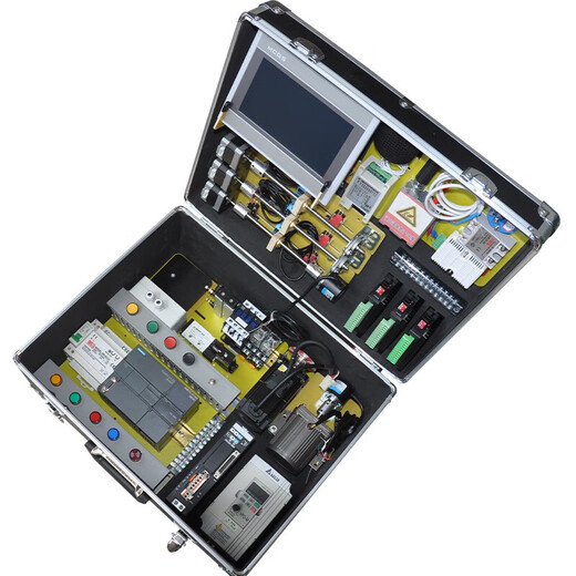 ERIKOLE PLC learning chassis plc learning machine including teaching and training S7-200 SMART PLC test basic model new MCGS Kunlun 7-inch network port APP domestic 2