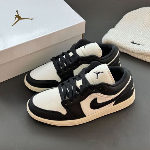 耐克（NIKE）AJ1女鞋2025夏季新款AirJordan1运动鞋时尚缓震防滑透气休闲板鞋 FB9893-101黑白熊猫 36