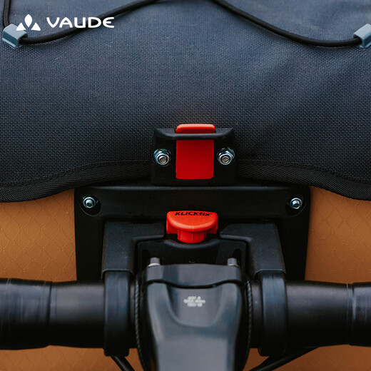 VAUUDE Manillar al aire libre Adaptador de bolsa de bolsa ajustable Hebilla 11304 VAUDE NEGRO SOLE TAMAÑO