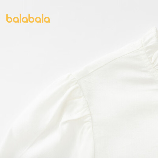 Balabala girls and children long-sleeved shirt autumn children's lace shirt 24102001