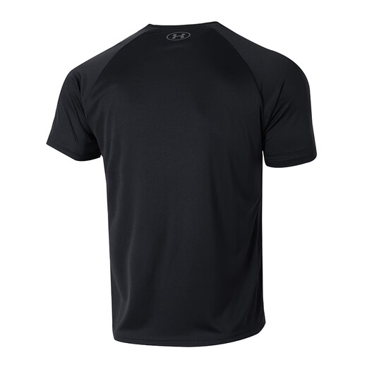 安德玛（Under Armour）官方男士t恤 2025夏季新款运动服户外跑步快干训练半袖健身短袖男 快干透气/宽松版型 /黑色 M (170/92A)