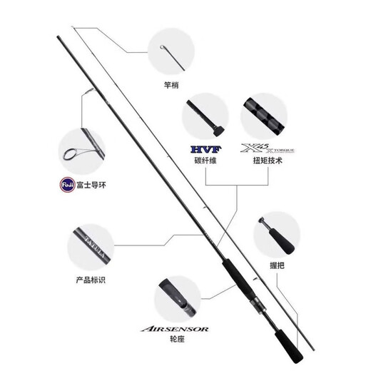 
DAIWA 24 new product TATULAXT spider bass rod mandarin fish universal lure long throw 2.03m682MLFS straight handle 682m