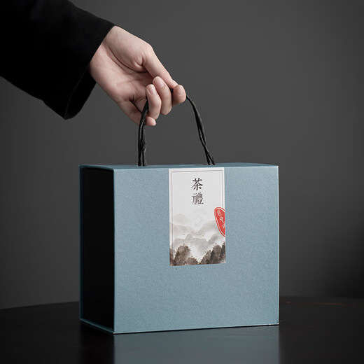 Yuansu FATEHOUSE Bluestone Glazed Tea and Water Separating Tea Cup Mug with Cover Men's and Women's Personal Water Cup Tea Cup with Custom Logo Bluestone Glazed Tea and Water Separating Cup-Zhuchun Cup 360ML