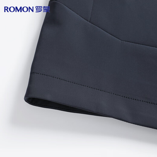 Romon windproof and anti-wrinkle jacket men's spring and autumn detachable hooded top business casual windbreaker jacket men's clothing