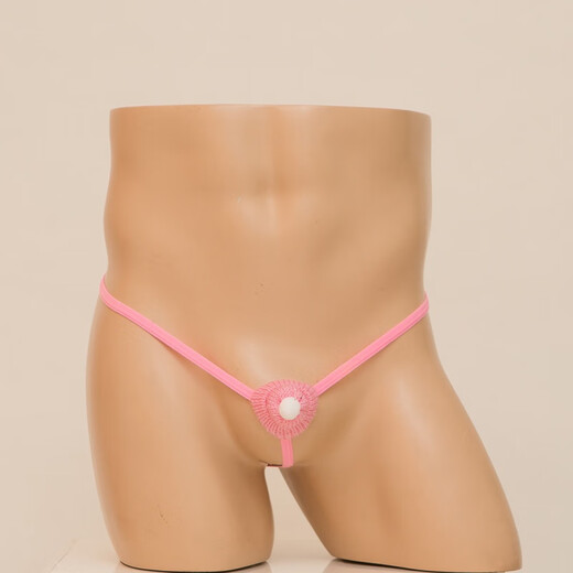
Sexy underwear, men's Christmas hat, hollow thong, men's sexy men's underwear, men's breathable gay small suction, missed hair, gay adult T-trousers, blue, all size