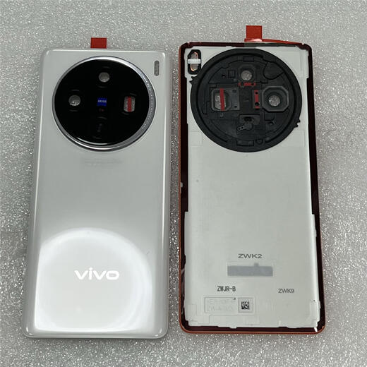 Phty eignet sich für x100 Originalglas zurück -Abdeckung X100Pro Original Mobiltelefon hinterer Hülle Batterieabdeckung Rückenabdeckung Hülle X100 Original Disassemed Heck Deckel Sunset Orange Einzelstück