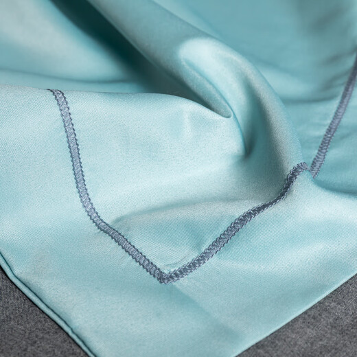 Yalu washed ice silk pillow, five-star hotel cervical pillow for adult sleeping, household single and double pillow cores, one pair, pillow core + pillowcase, lilac orchid M 48*74cm, one pack