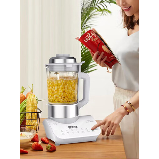 
AUX (AUX) wall breaker machine household soy milk machine fully automatic cooking machine multi-function heating bass without slag and filtering Pink HX-PB9720Z bass model
