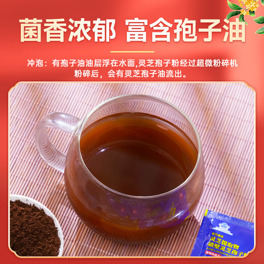 富元康 灵芝提取物 破壁灵芝孢子粉 长白山头道孢子粉 富含灵芝孢子油 【尝鲜装】孢子粉*3袋