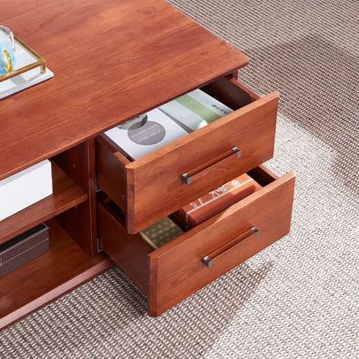 Guangming Massivholz Tee Tisch Wohnzimmermöbel Multifunktional Tee Tisch Aufbewahrung Elm Holz Tee Tisch Seiten Tabelle 3291