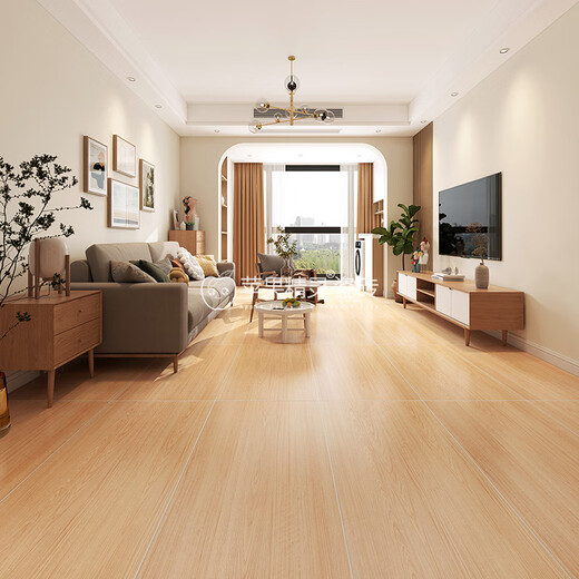 Apfel Elf Keramikfliesen 600x1200 Holz Getreide Backstein Block Stil Imitation Holz Getreide Wohnzimmer Bloße Schlafzimmer Balkon weiche Lichtfliesen 12609 Mattle Ganzkörper 600x1200