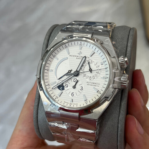 [SEGUNDA 99 NUEVO] VACHERON CONSTANTIN 47450 42-Dimensional y Sea Series 42 Diameter Date Fase Fase Pantalla de reserva de energía Pantalla Automática de acero inoxidable Reloj Cinturón de acero de disco blanco 47450/B01A-9226 Mesa única