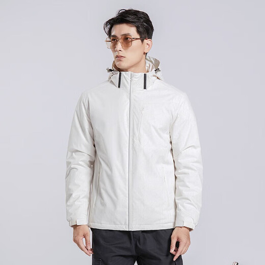 Holzspecker (Tucano) plus Samtintegrierte Jacke für Frauen und Männer im Freien im Freien im Freien und der Winter Mountaineering-Jacke warme weiche Schalen-Windbreaker 9930a-2 Ginkgo White-Men [Camouflage] XL