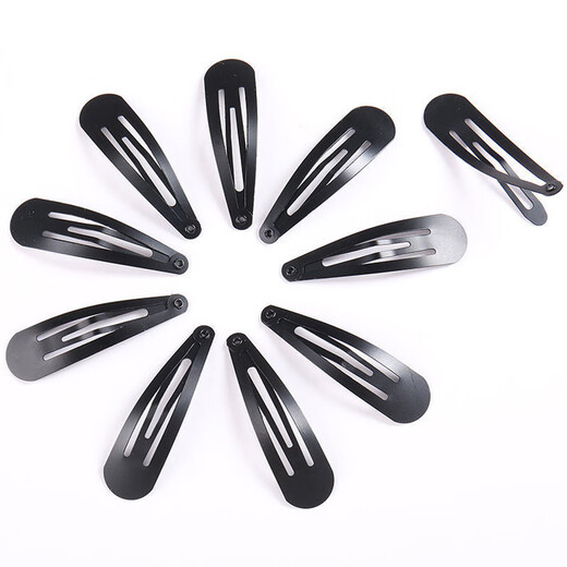 Jiuviya Hair Clip Side Hair Clip 2024 Neues High-End-Kurzhaarbon ein-Line-Clip kleiner Clip-Kopfschmuck Jyfj0033 Black 5 Pakete