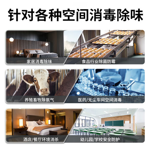 EVANLEY German ozone generator sterilizer household air purifier industrial food factory car sterilization and formaldehyde removal 5g/h (50 square meters)