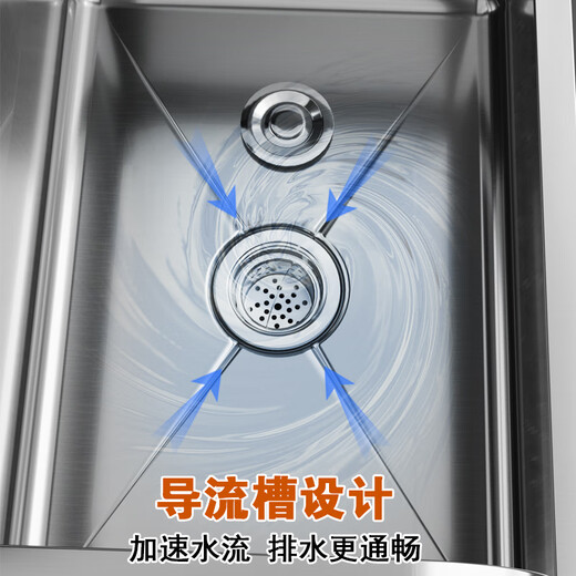 Stainless steel mop pool rectangular heightened anti-overflow mop pool mop pool household balcony wash mop sink custom-made mop pool contact customer service