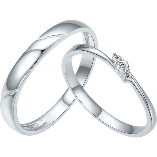 Saturday Fu Proposal Wedding Diamond Ring Platinum Ring Couple Ring Single Female Ring Approximately 5.8 Points Birthday Gift for the 11th