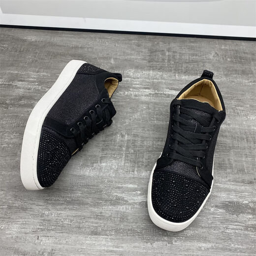 
NYIG Guangzhou men's shoes full of stars, red sole shoes, hot diamonds, high street versatile youth casual shoes, bright diamonds 9916 meters 40