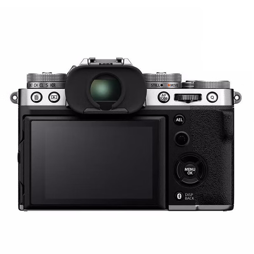 富士（FUJIFILM） X-T5 XT5 XT50 XT4升级款微单数码相机Vlog防抖6K复古相机 XT5银色 机身 不含镜头 加原装 备用电池一块