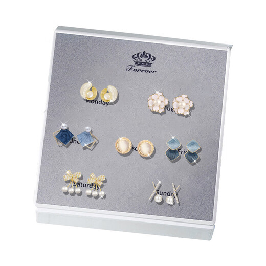 Vangia One Week Earrings for Women 2025 New Earrings Girls Earrings Birthday Gifts for Women and Wife Birthday Gifts One Week Earrings for Women Set Certificate Same Day Delivery