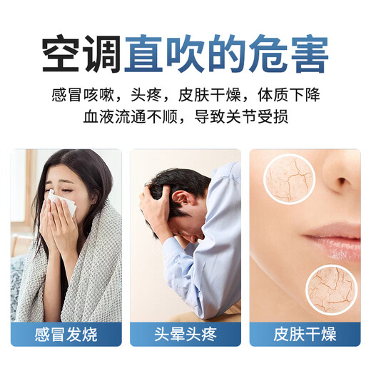 Little Queen central air conditioner windshield ceiling machine anti-direct blow air conditioner block cold wind shield ceiling flower machine office general ceiling ceiling machine baffle 55cm *4 pack