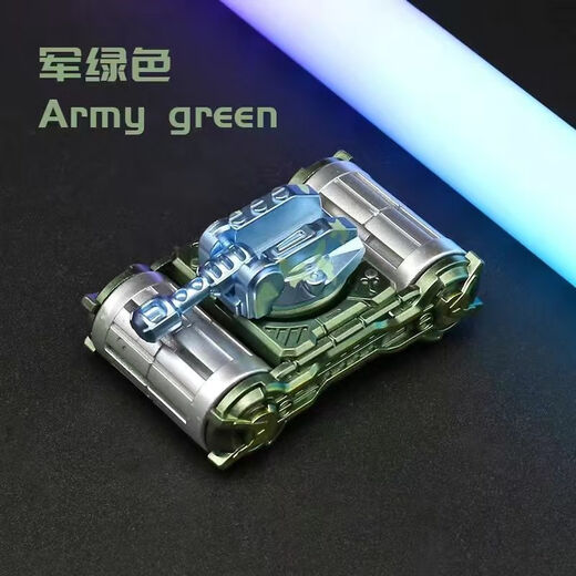 Senkaiduo's new children's creative mecha tank fidget spinner transforms into an adult decompression artifact and decompression toy (military green) cool tank fidget spinner