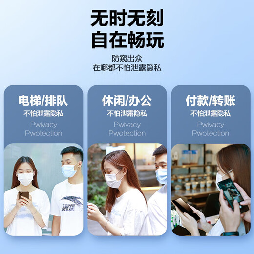 ALittleFlower is suitable for Apple 14promax anti-peeping tempered film iPhone 14promax mobile phone anti-peeping film anti-fall anti-fingerprint ultra-thin high-definition full-screen full-coverage film enhanced version