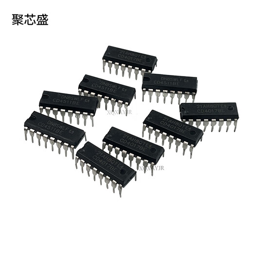 CD4017BE 40 series CD4001/66/82/106/4051/52/69/21/50 chip IC CD4078BE package DIP14 (5 pieces)