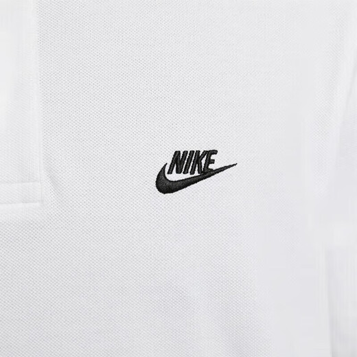 Nike (Nike) Kurzärärmelte Polo-Shirt Herren Sommer Neue gestickte Sport- und lässige Baumwoll-Lappel-T-Shirt FN3895-100 L