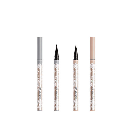 Flamingo Silk Yunfenghua Eyeliner glatt und leicht zu zeichnen wasserdicht nicht einfach zu verschmieren Fabrik Direktverkauf 12532-1# Weiches Haar