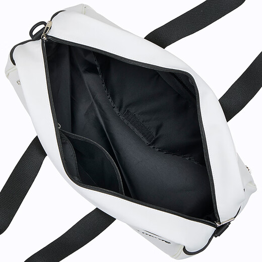 Taylormade Taylormade Golf Clothing Bag Men's Leather Storage Clothing Shoulder Bag Sports Handbag 25 Years New Style White M13557