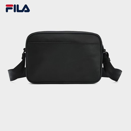 
FILA official men's bag shoulder bag 2025 summer new fashion casual shoulder bag crossbody bag right black - BK XS