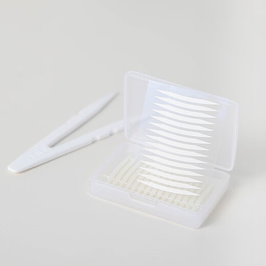 DUP Japanese DUP waterproof double eyelid patch for women, traceless lace, double-sided invisible natural eye patch 120 120 pieces, double-sided enhanced dark blue